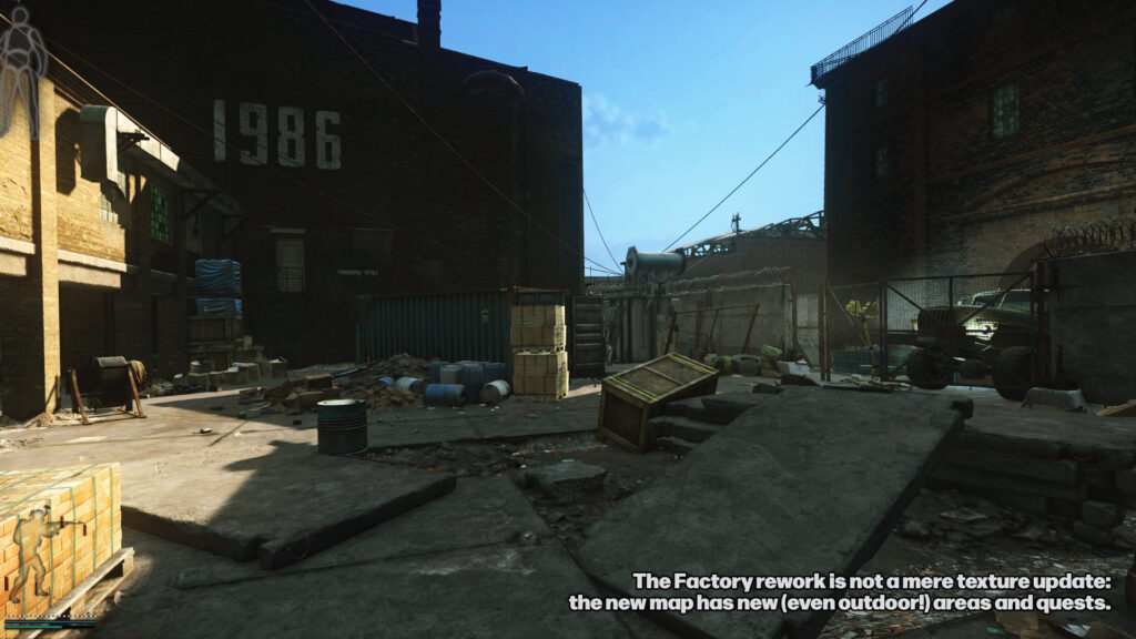 Image of the new Factory map after Tarkov wipe 0.15.