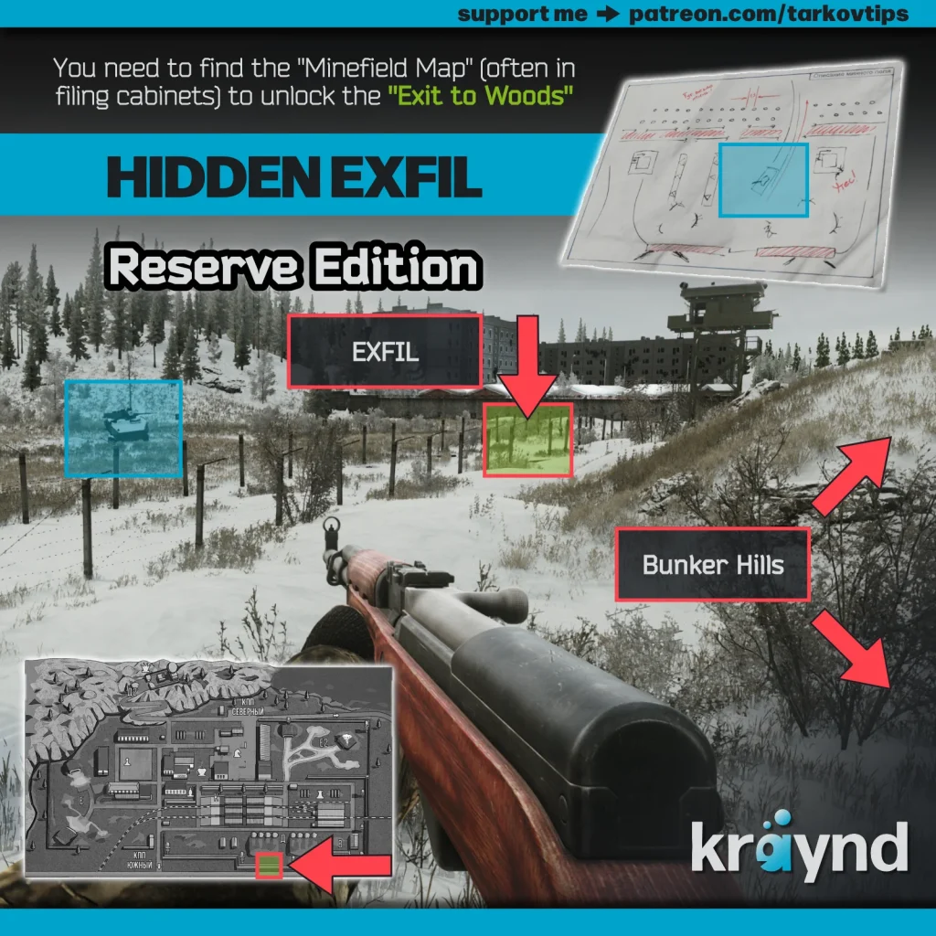 Escape from Tarkov: Reserve at winter time